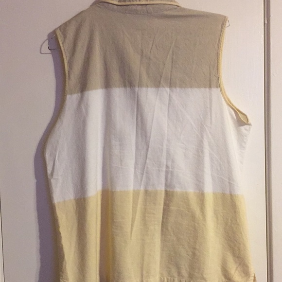 Blouse Lemon * Grass Totally Darling in Patchwork Style & Abalone Buttons - Picture 4 of 7